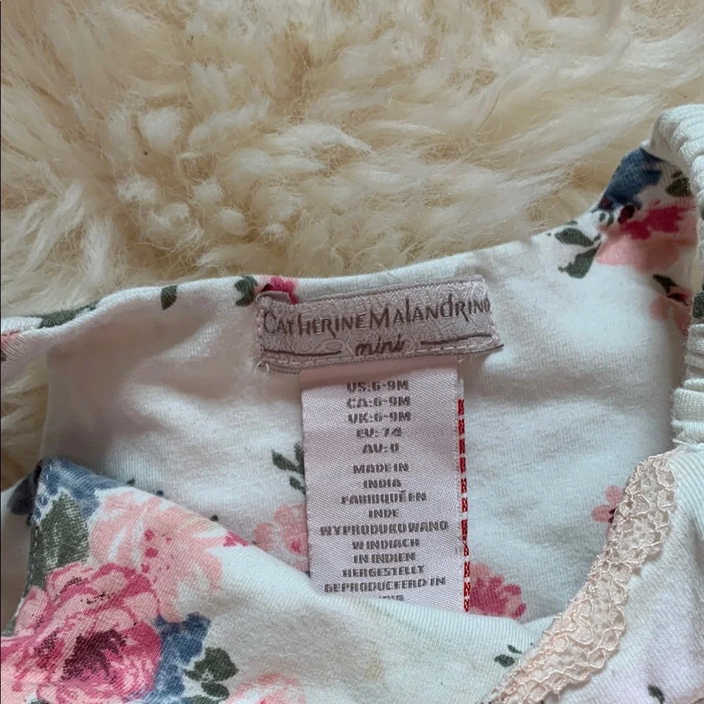 Floral Pink Tutu Dress 6-9mo
